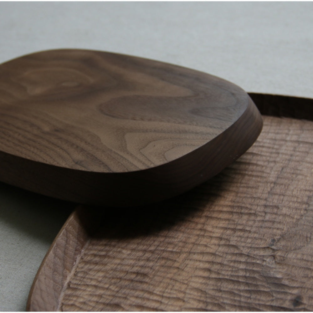 Kendrick Black Walnut Wood Handcraft Serving Tray 32cm