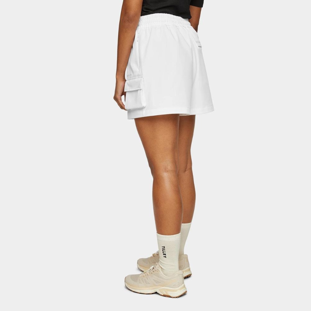 Tilley Womens Tech 3D Pocket Short - S - White