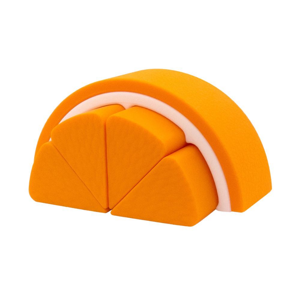 Playground BPA Free Silicone Orange Puzzle