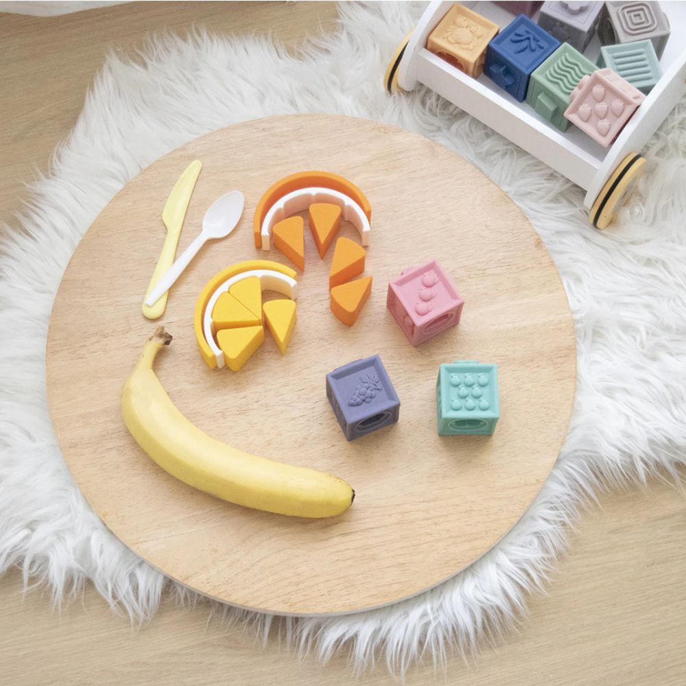 Playground BPA Free Silicone Orange Puzzle