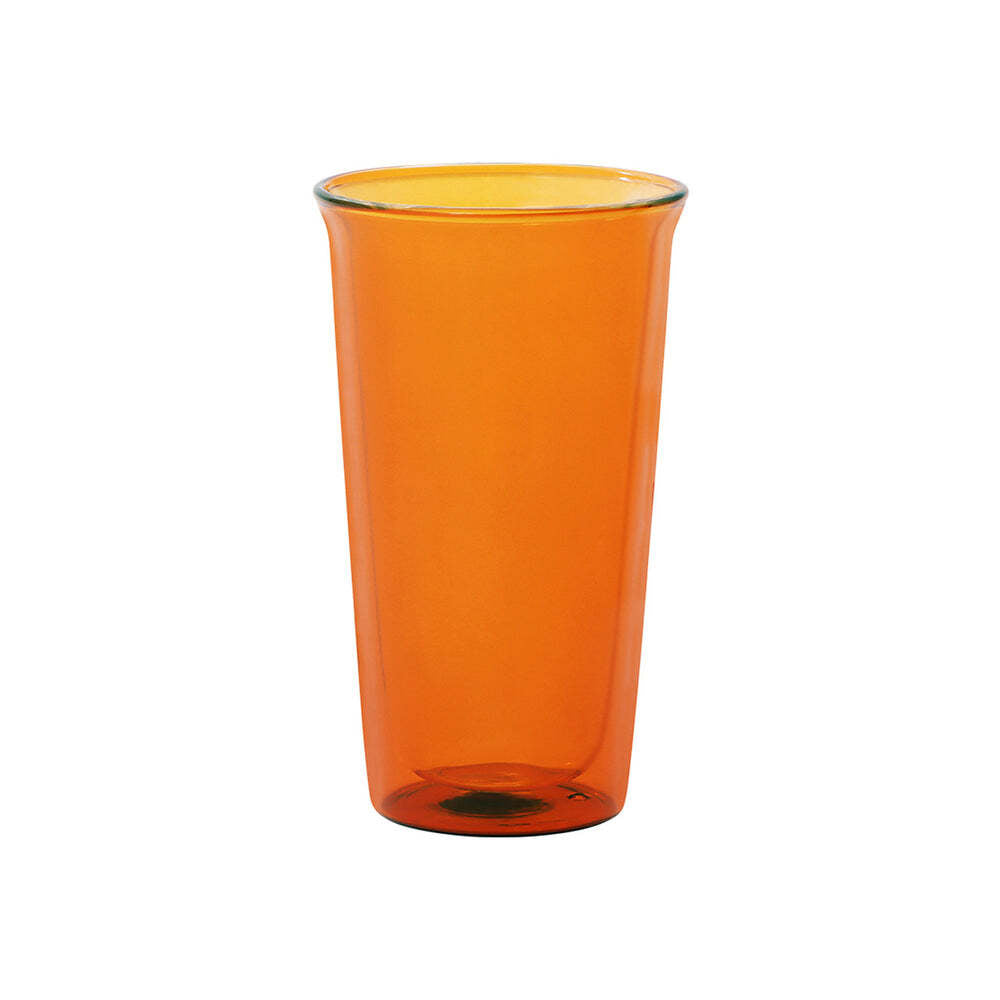 Kinto CAST Amber Double Wall Beer Glass 340ml