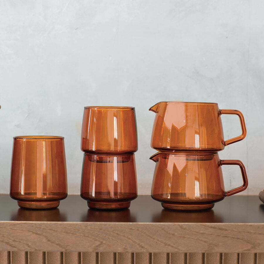 Kinto Sepia Tumbler 370ml Amber
