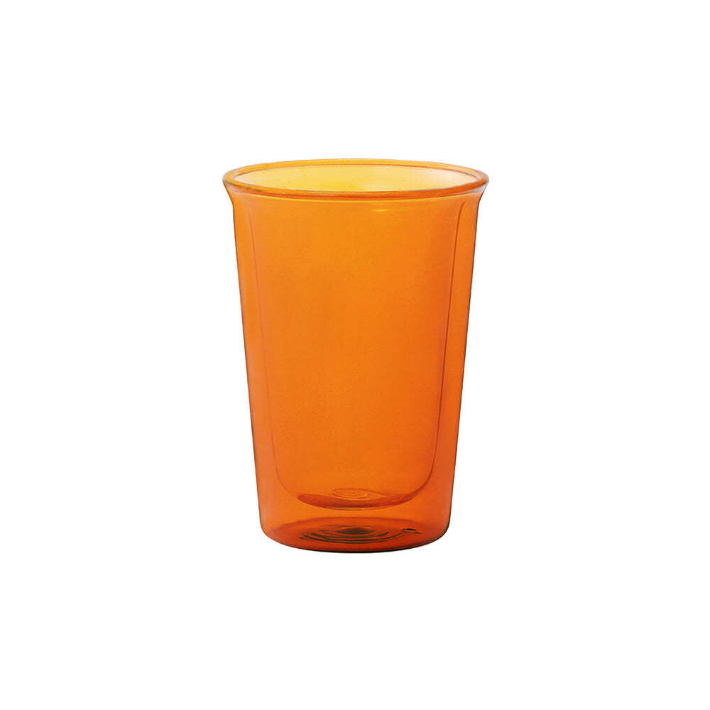 Kinto CAST Amber Double Wall Cocktail Glass 290ml