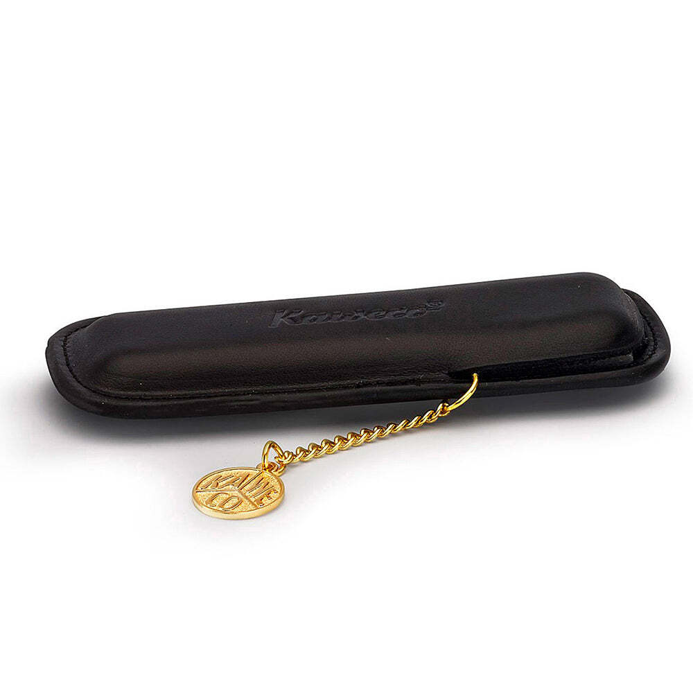 Kaweco Leather Pen Pouch with Coin Fob Black