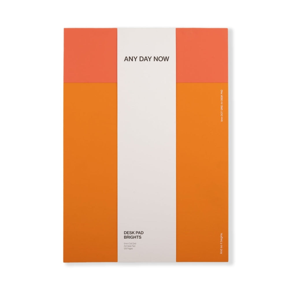 Any Day Now Soft Touch Desk Pad A4 Dot Grid