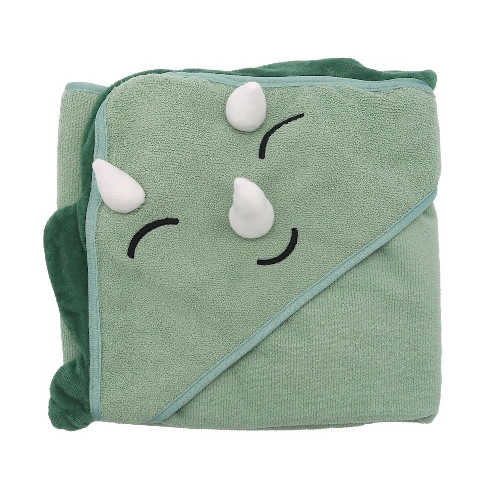 Aroma Home Downtime Hooded Towel - Dinosaur