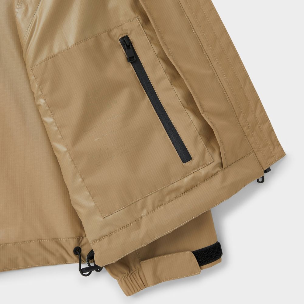 Tilley Womens Ripstop Trek Shell Jacket - M - Dark Tan