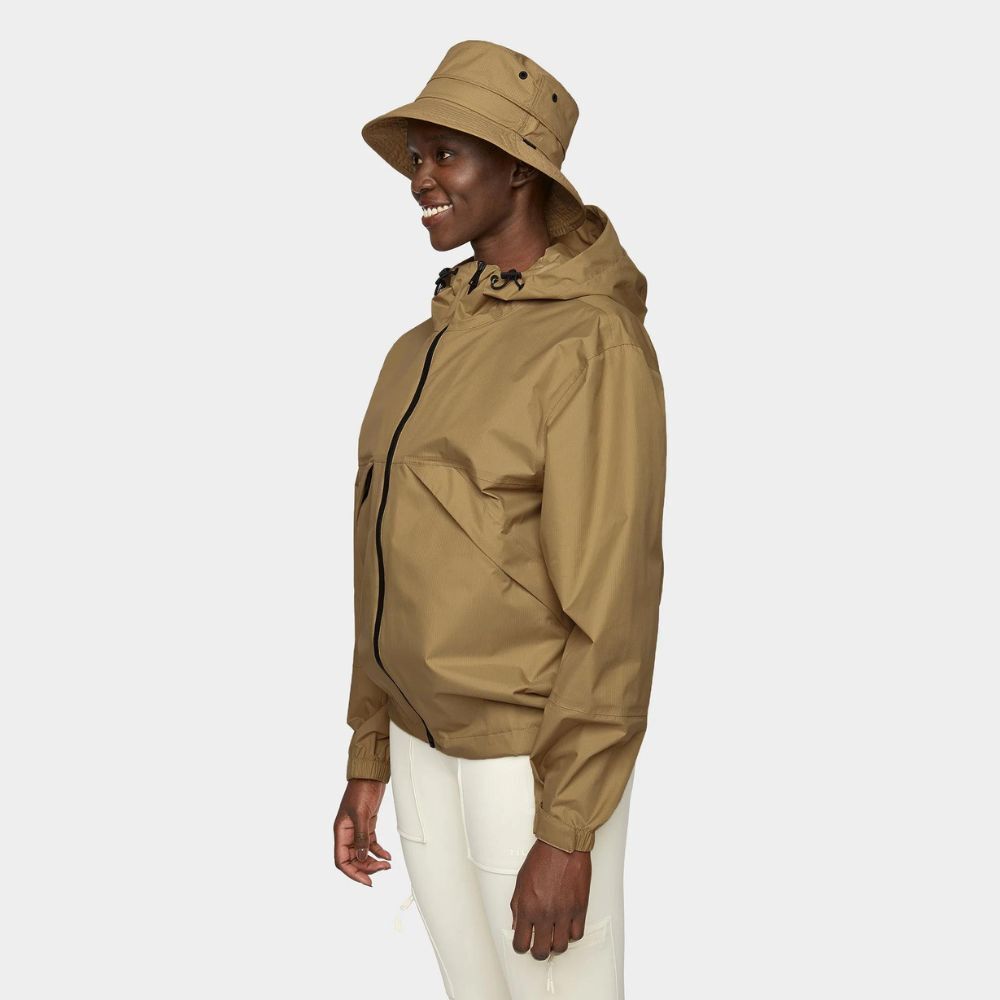 Tilley Womens Ripstop Trek Shell Jacket - M - Dark Tan