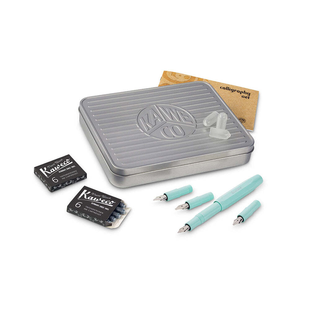 Kaweco Sport Calligraphy Fountain Pen Set Mint