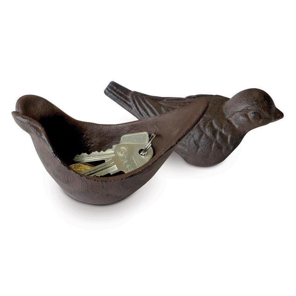 Cast Iron Little Bird Storage for Key and Coins
