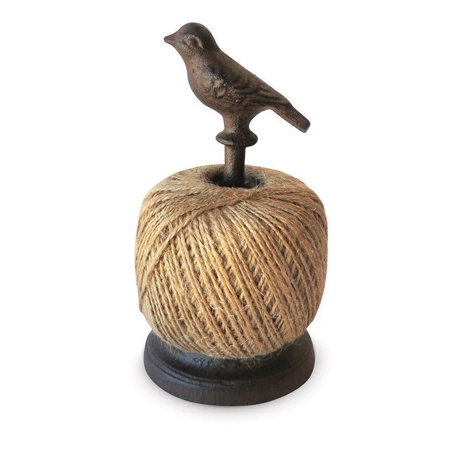 Cast Iron Bird Twine Dispenser
