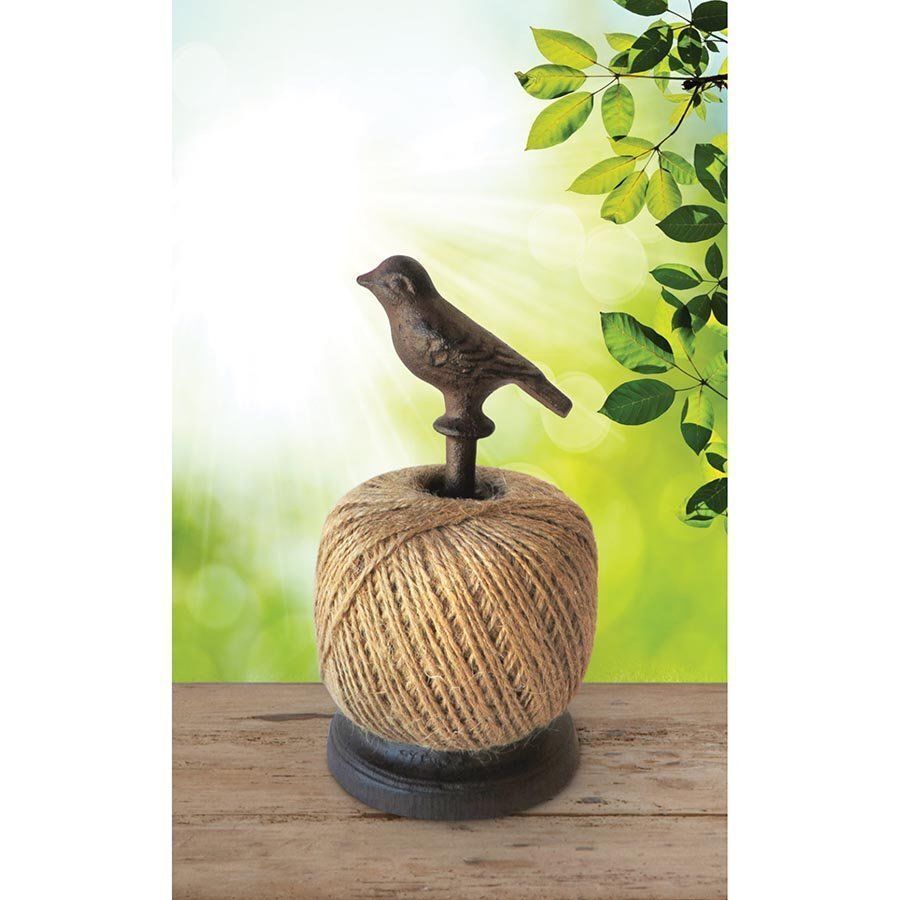 Cast Iron Bird Twine Dispenser