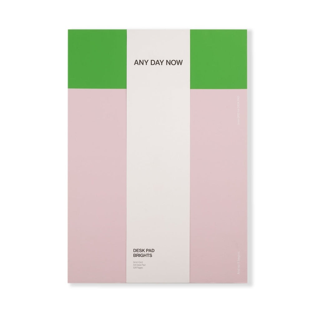 Any Day Now Soft Touch Desk Pad A4 Grid