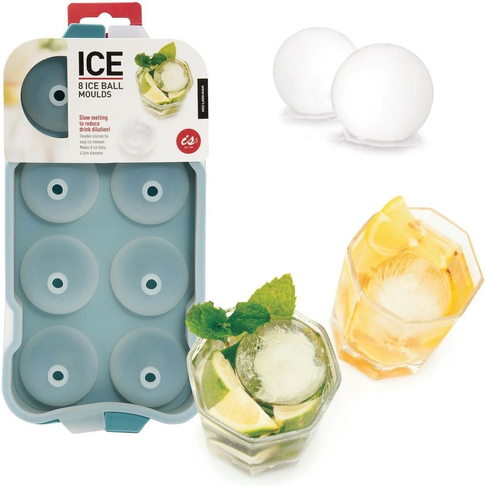 ICE 8 Whiskey Ice Ball Flexible Silicon Mould