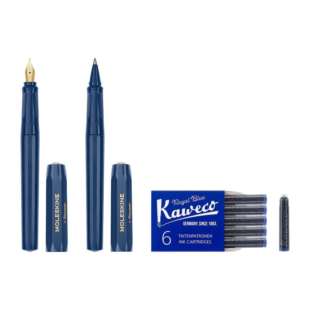 Moleskine Kaweco Collection Pen Set Fine Blue