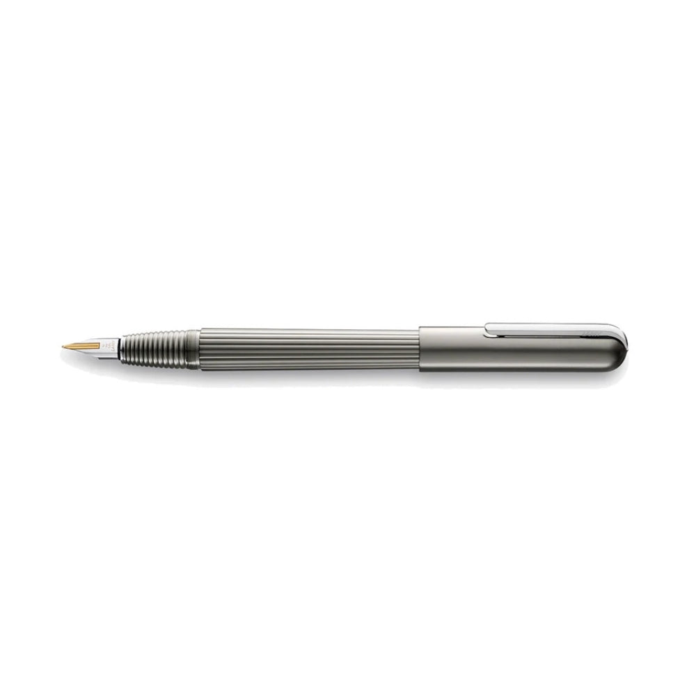 LAMY Imporium Fountain Pen Medium Titanium & Platinum