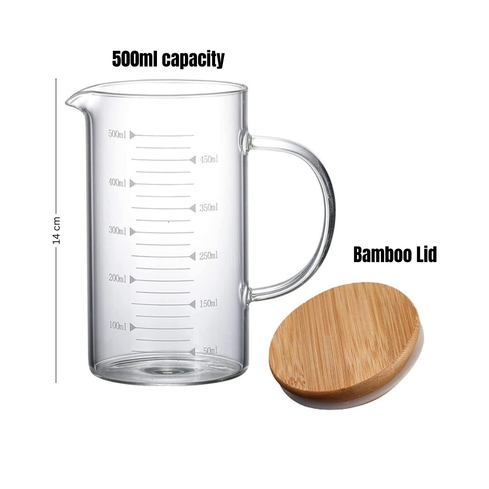 Heat Resistant Glass Measuring Cup