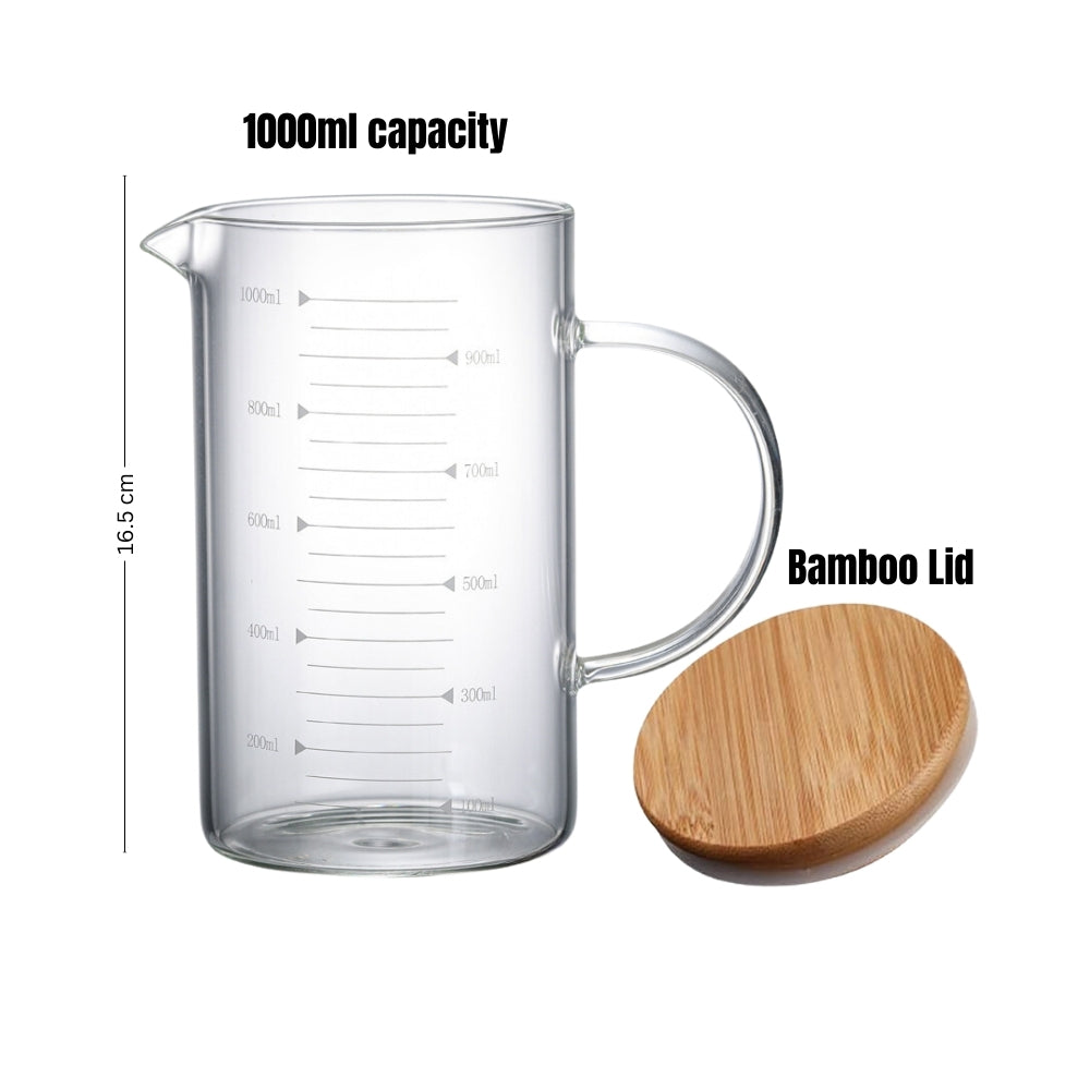 Heat Resistant Glass Measuring Cup