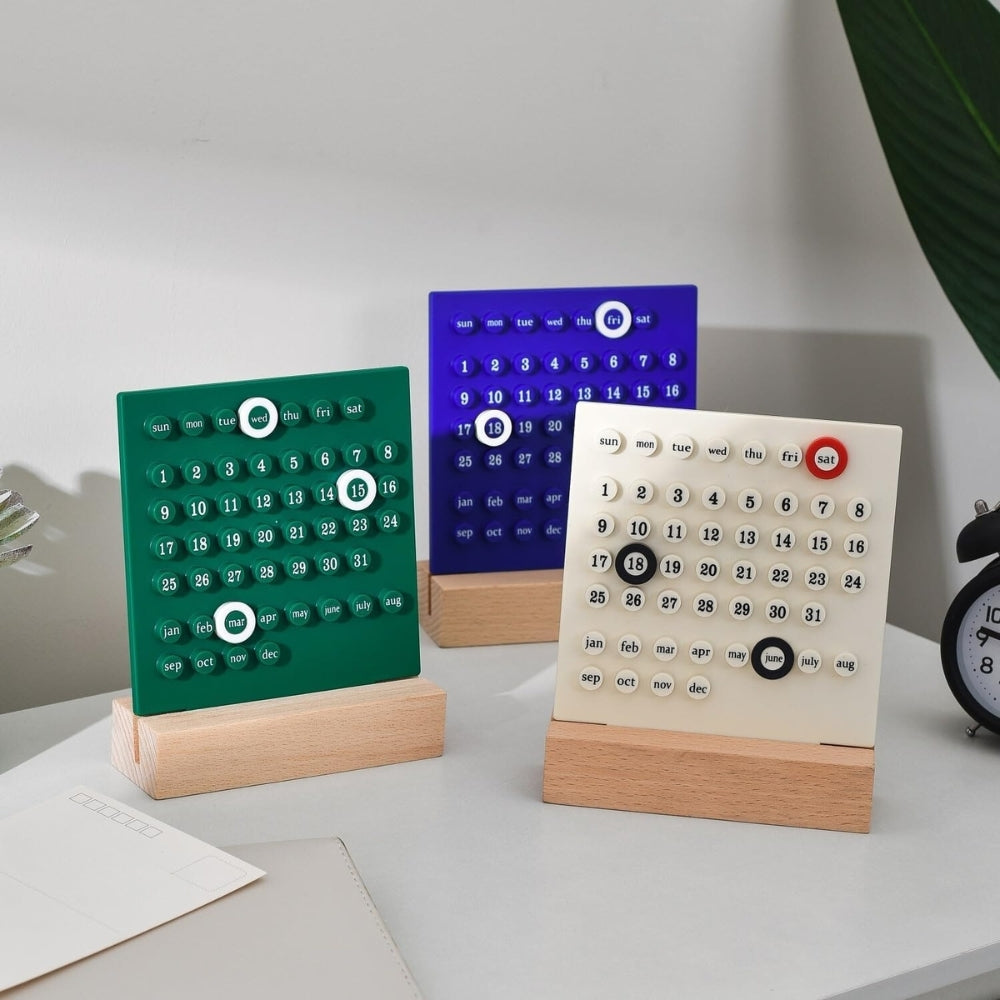 Ring-a-Date Perpetual Desk Calendar