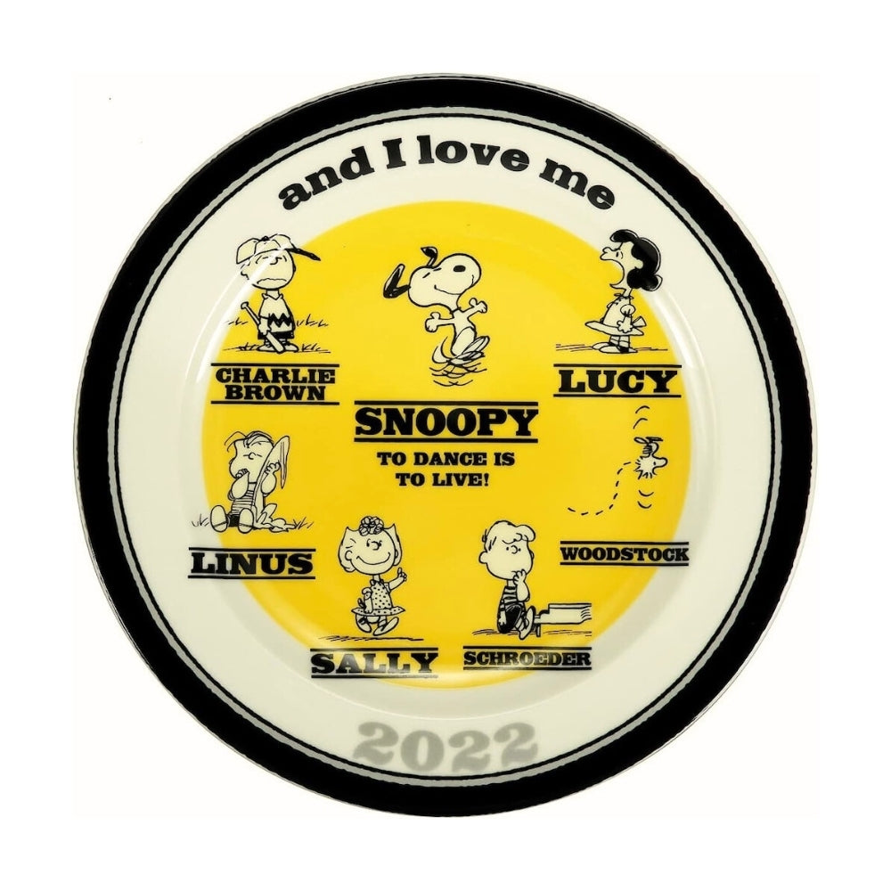 Yamaka Shoten Peanuts Snoopy 2022 Collection Plate 20cm