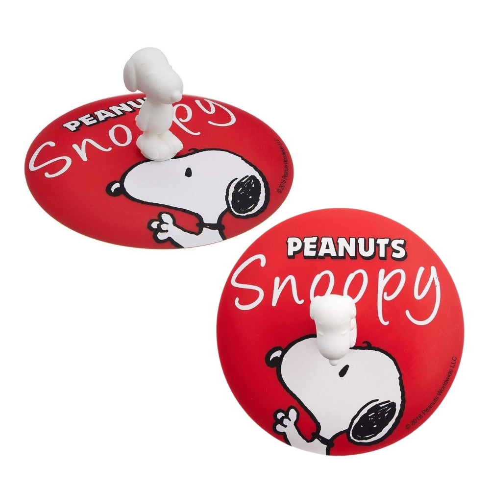 Snoopy Silicone Lid for Cup & Bowl - Red