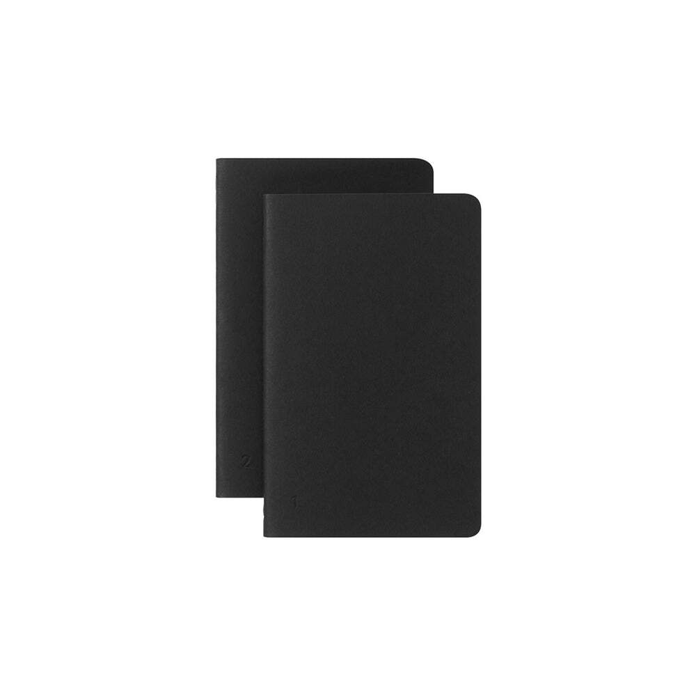 Moleskine Smart Cahier Notebook Pocket Ruled Black (Set of 2)