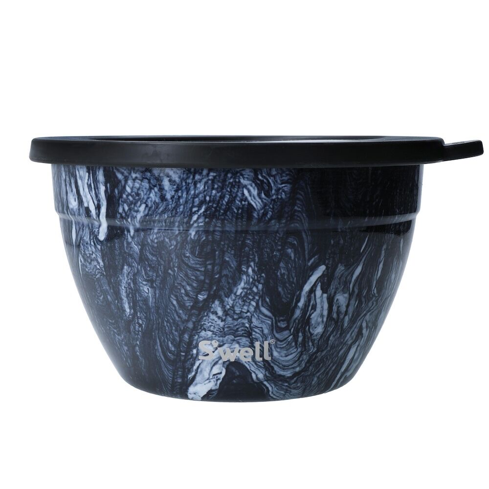 S'well Azurite Marble Salad Bowl Kit 1.9L
