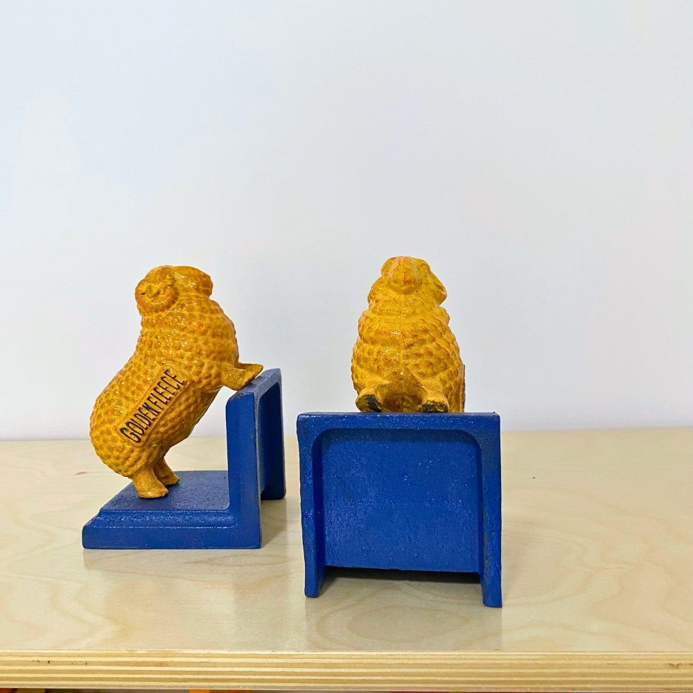 Cast Iron Golden Fleece Bookends