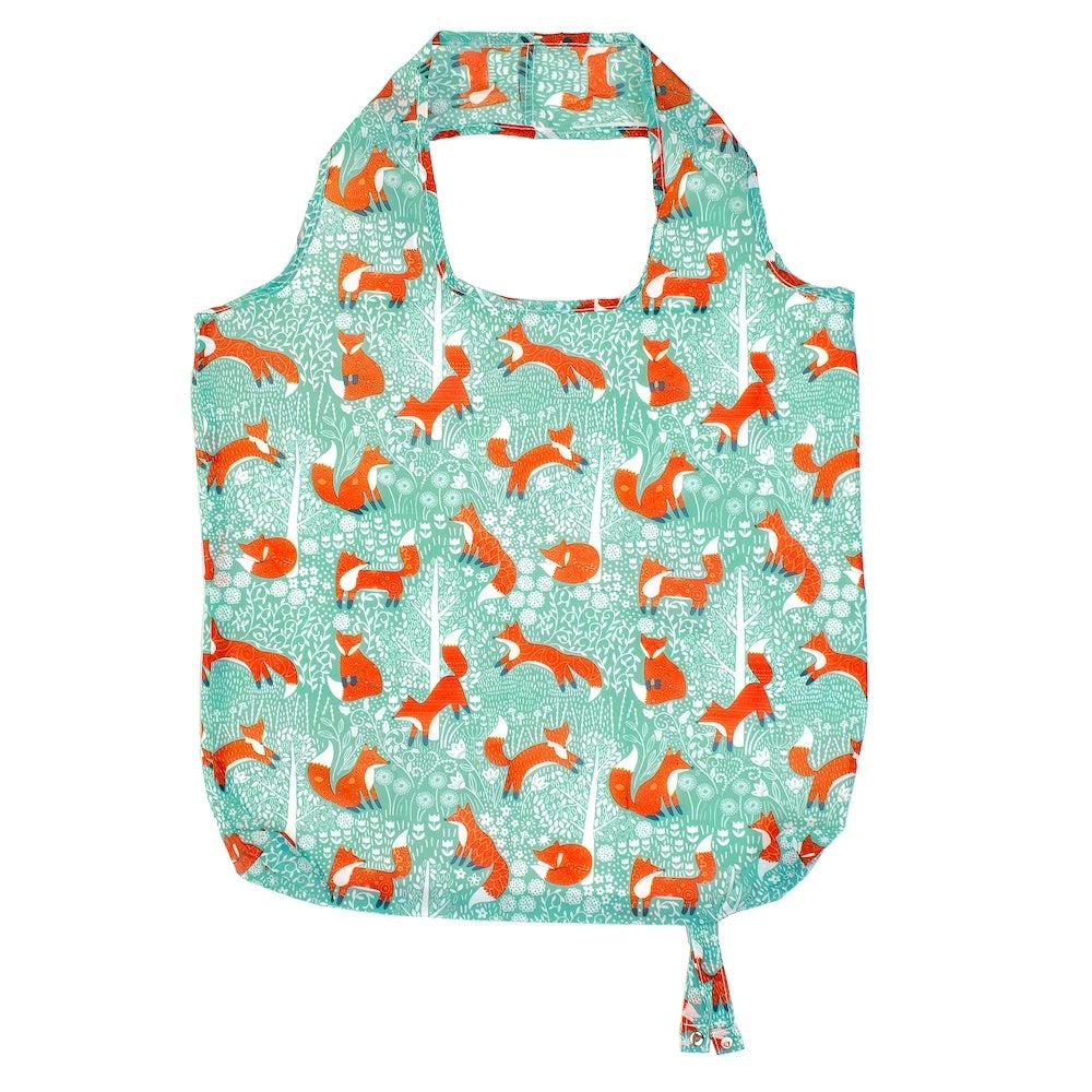 Ulster Weavers Foraging Foxes Roll-Up Reusable Bag