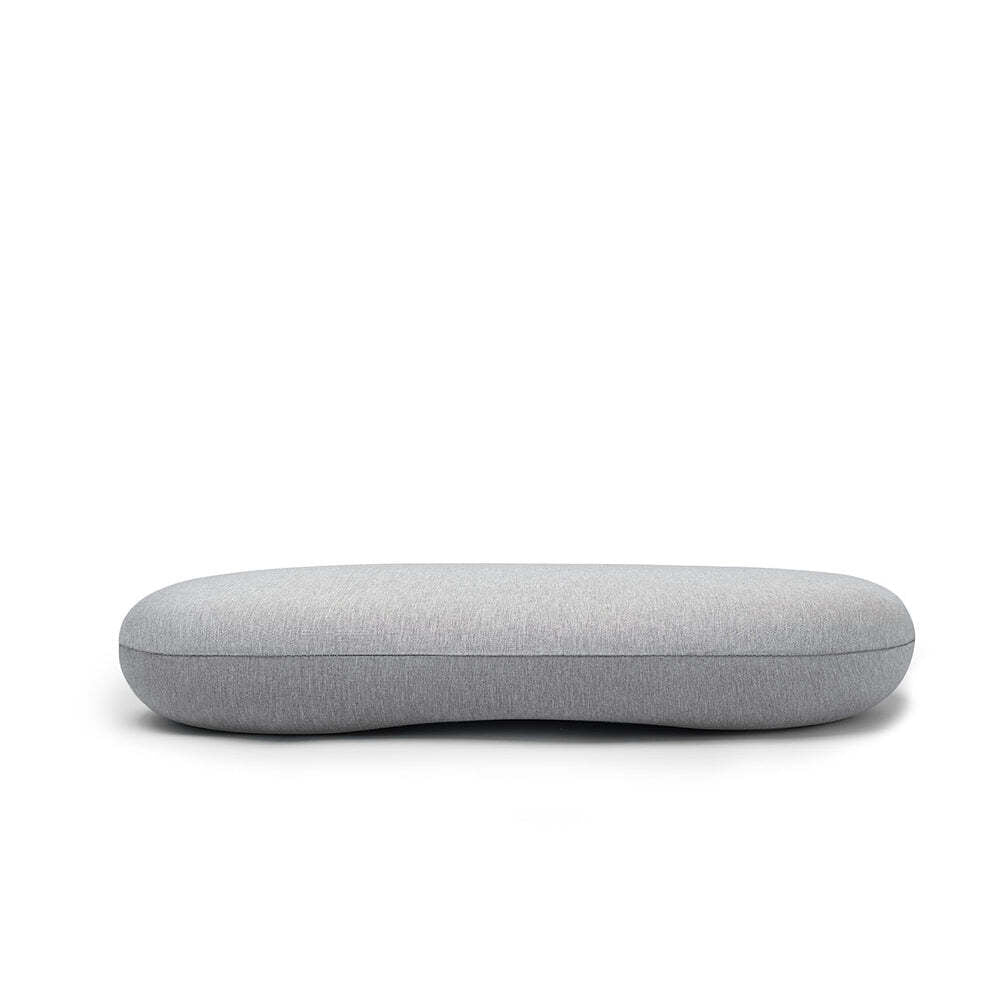 OstrichPillow Bed Memory Foam Oval Pillow Light Grey 64cm