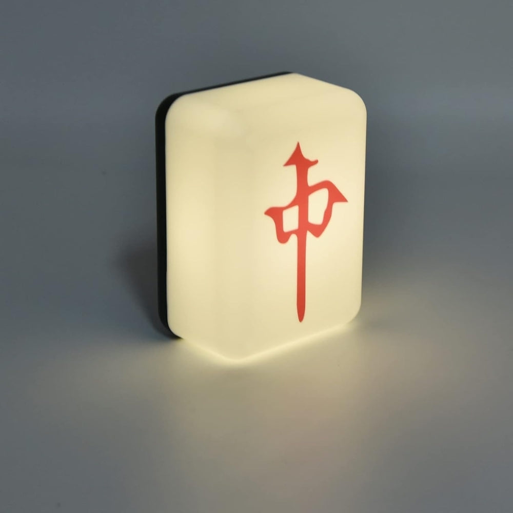 Mahjong USB Rechargeable LED Night Light - Red Dragon