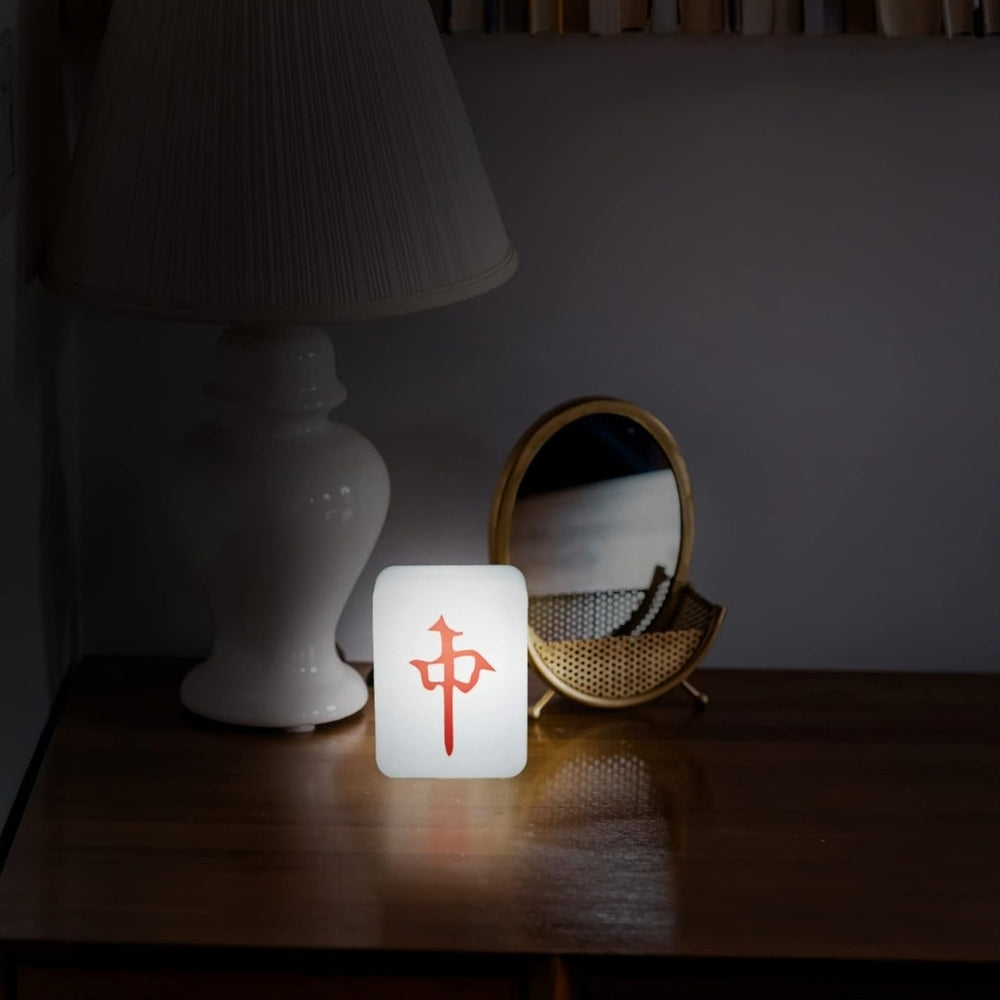 Mahjong USB Rechargeable LED Night Light - Red Dragon