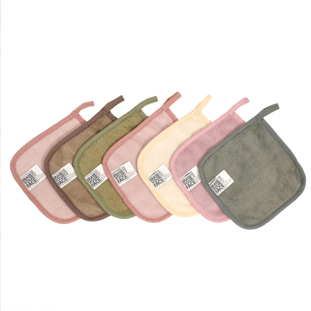 Erase your Face Make Up Removing Cloths (Set of 7) Pastels