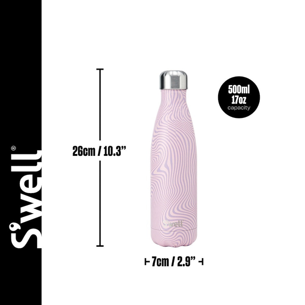 S'Well Lavender Swirl Insulated Water Bottle 500ml