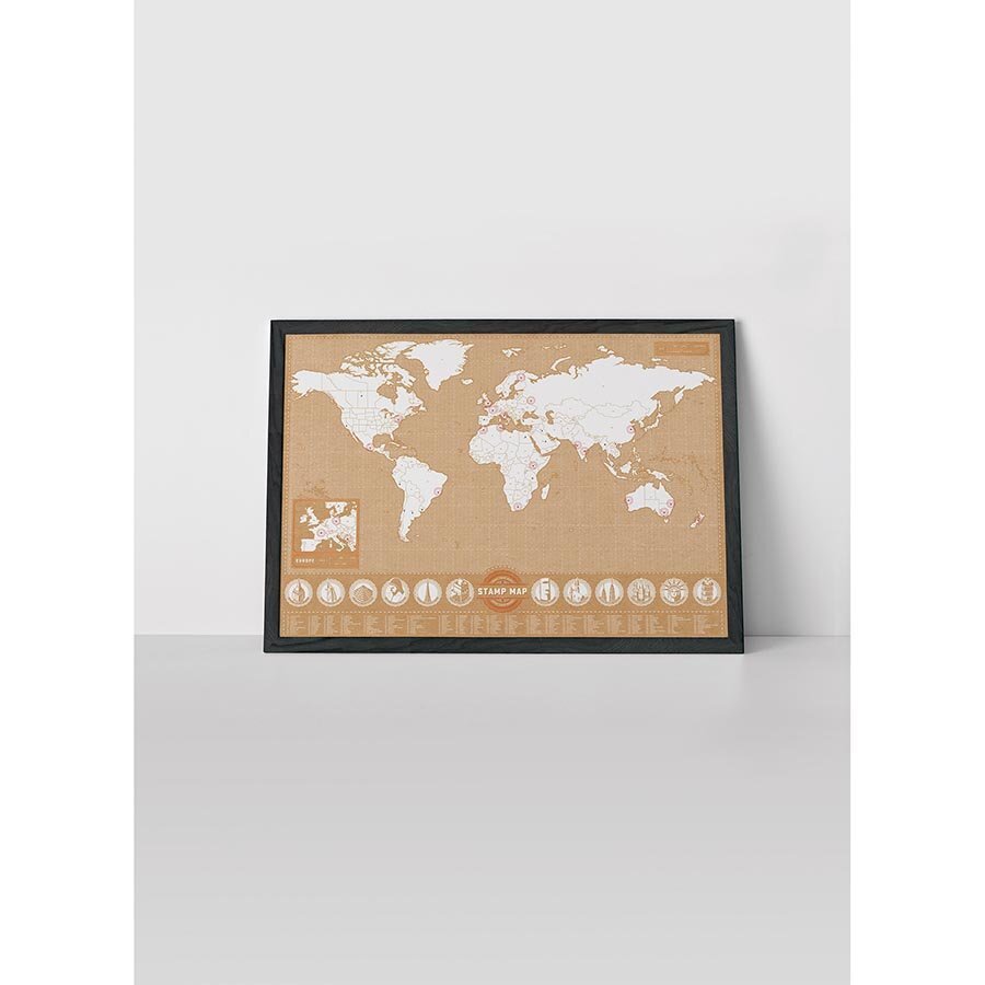 Luckies of London Stamp Map