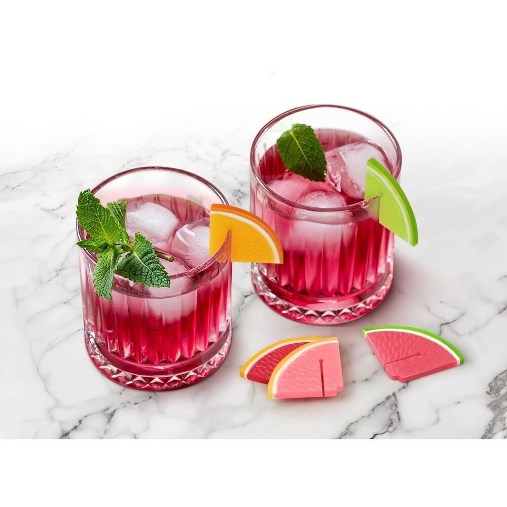 Fred Fruit Cocktail Drink Markers (Set of 6)