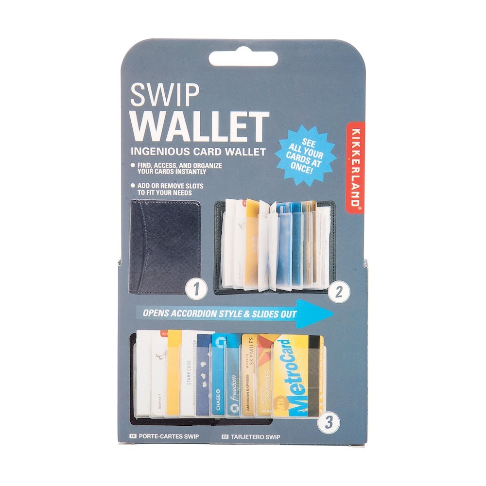 Kikkerland SWIP Bi-Fold Card Holder Wallet
