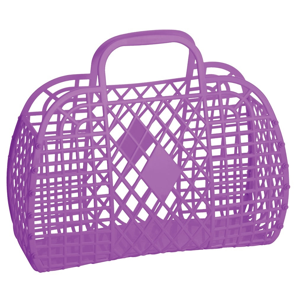Sun Jellies Retro Large Basket Purple