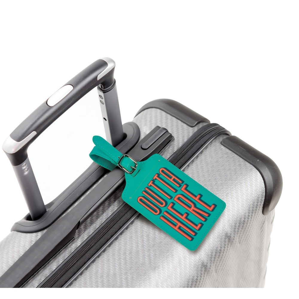 Fred Wander Ware Luggage Tag - Outta Here
