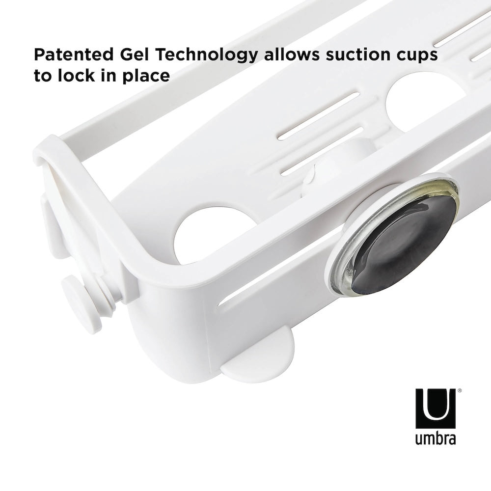 UMBRA Flex Gel Lock Suction Caddy Shelf