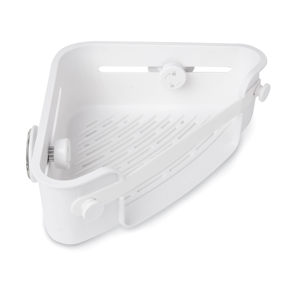UMBRA Flex Gel Lock Corner Suction Caddy Shelf