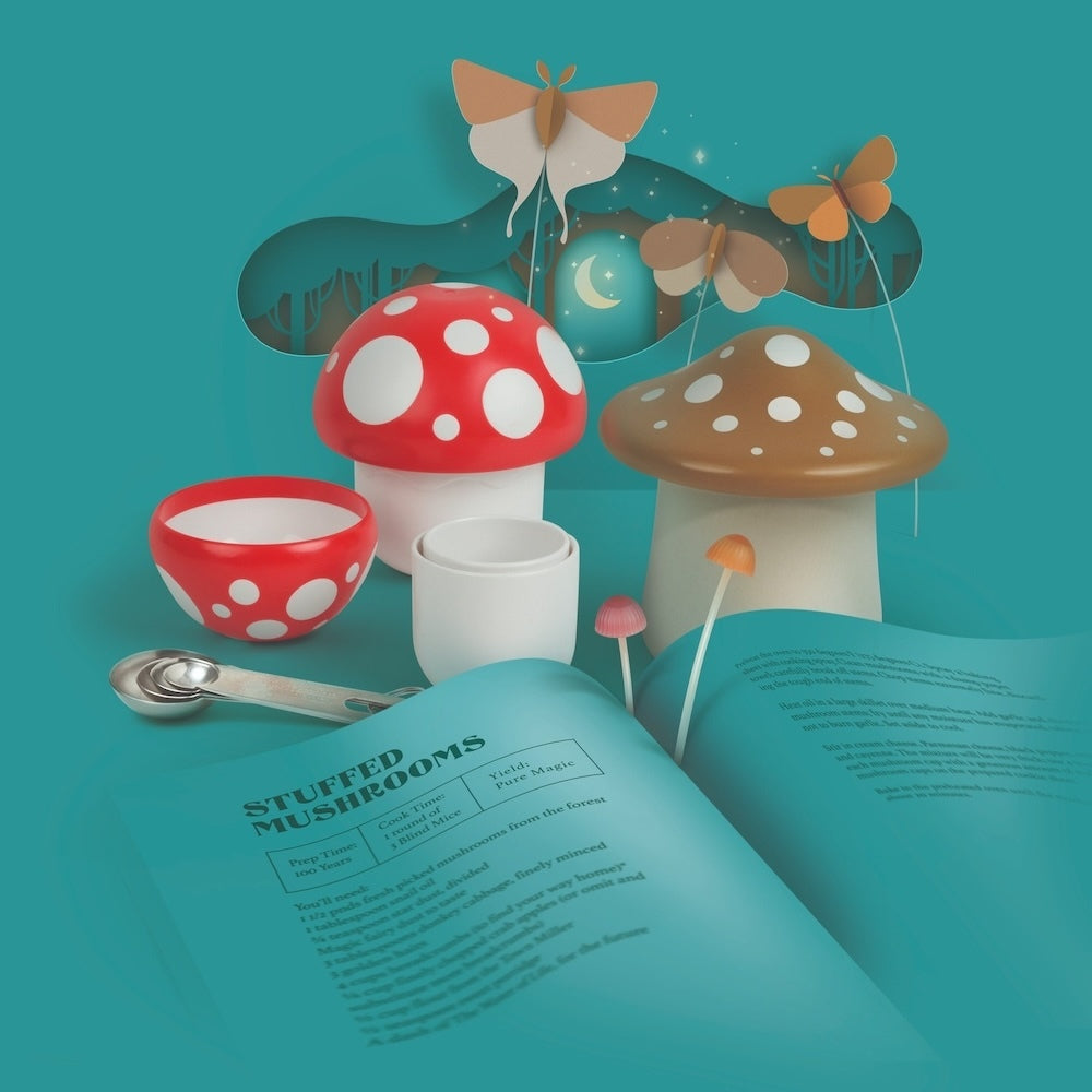 Fred Magic Sprout Mini Mushroom Bookmarks Set of 4