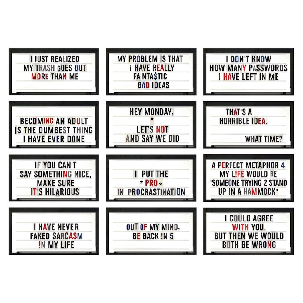 Fred Daily Marquee Desk Flip Book