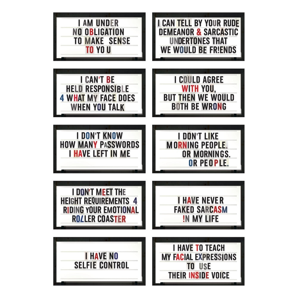 Fred Daily Marquee Desk Flip Book