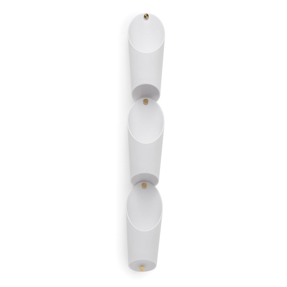 UMBRA Floralink Wall Vessel White