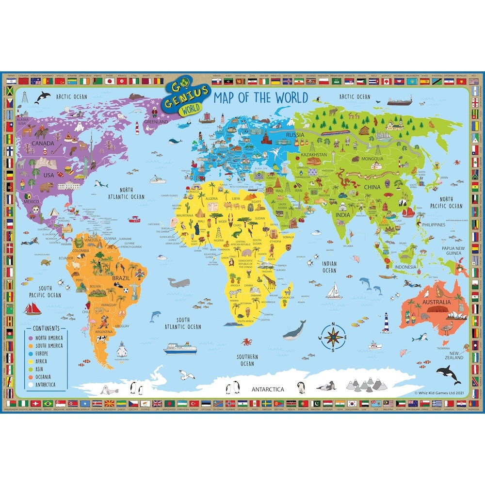 Go Genius World The Giant Jigsaw Puzzle 100 Piece