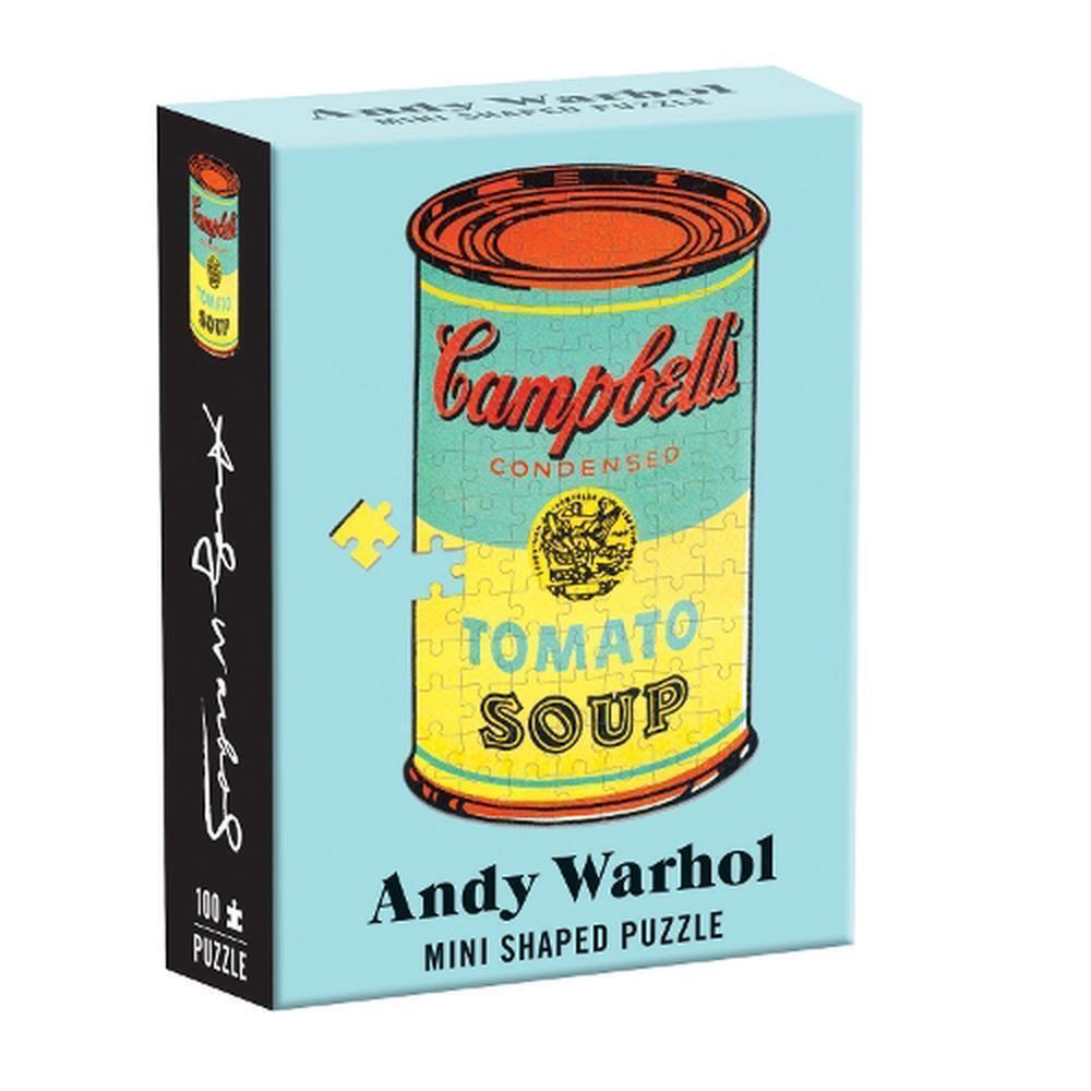 Galison Andy Warhol Mini Puzzle Campbell's Soup 100pc