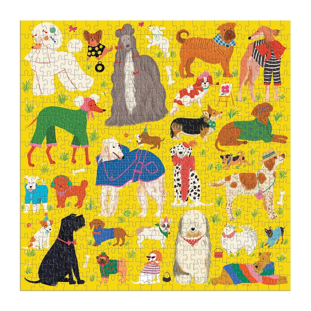 Galison Fashionable Dogs Puzzle 500pc