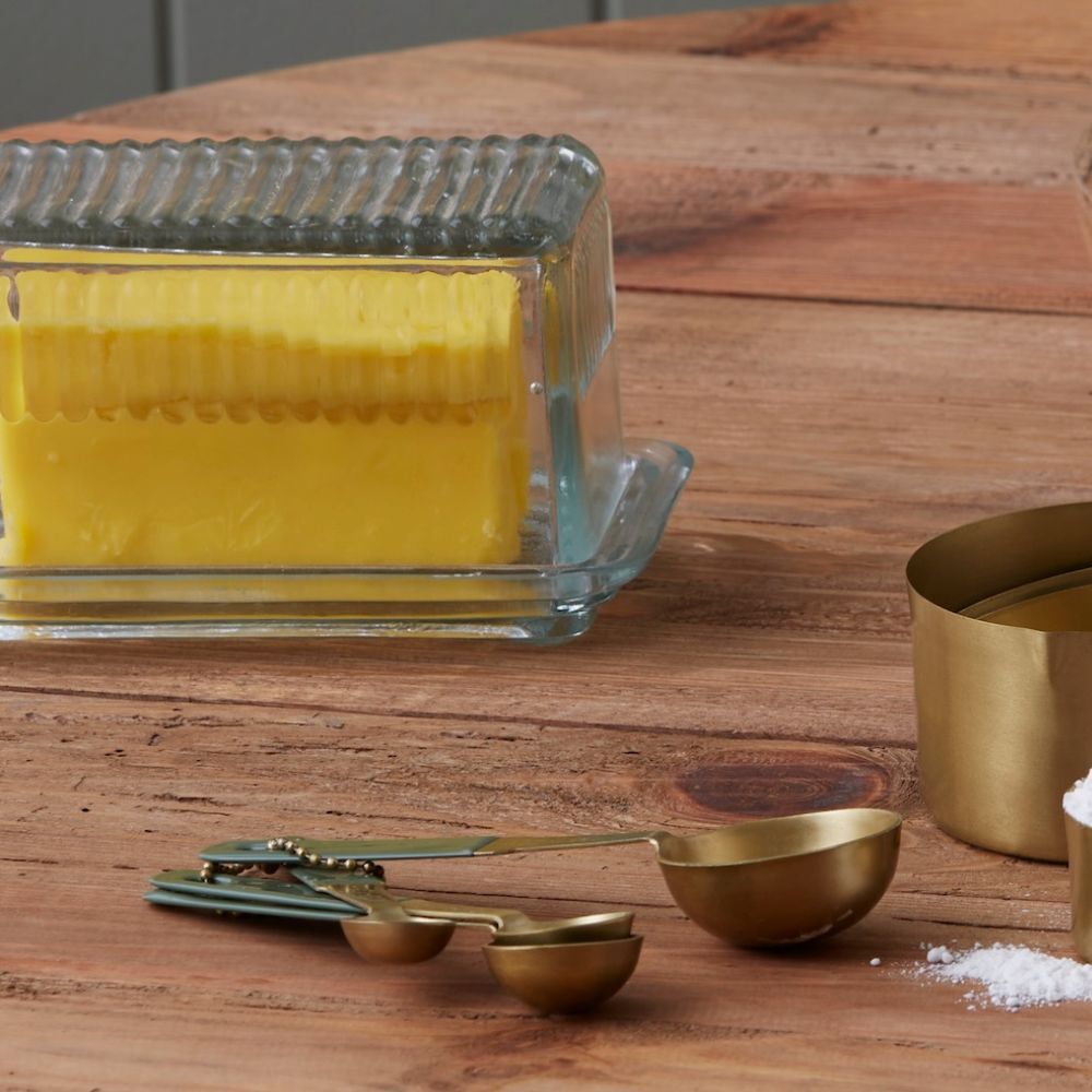 Academy Hemingway Glass Butter Dish