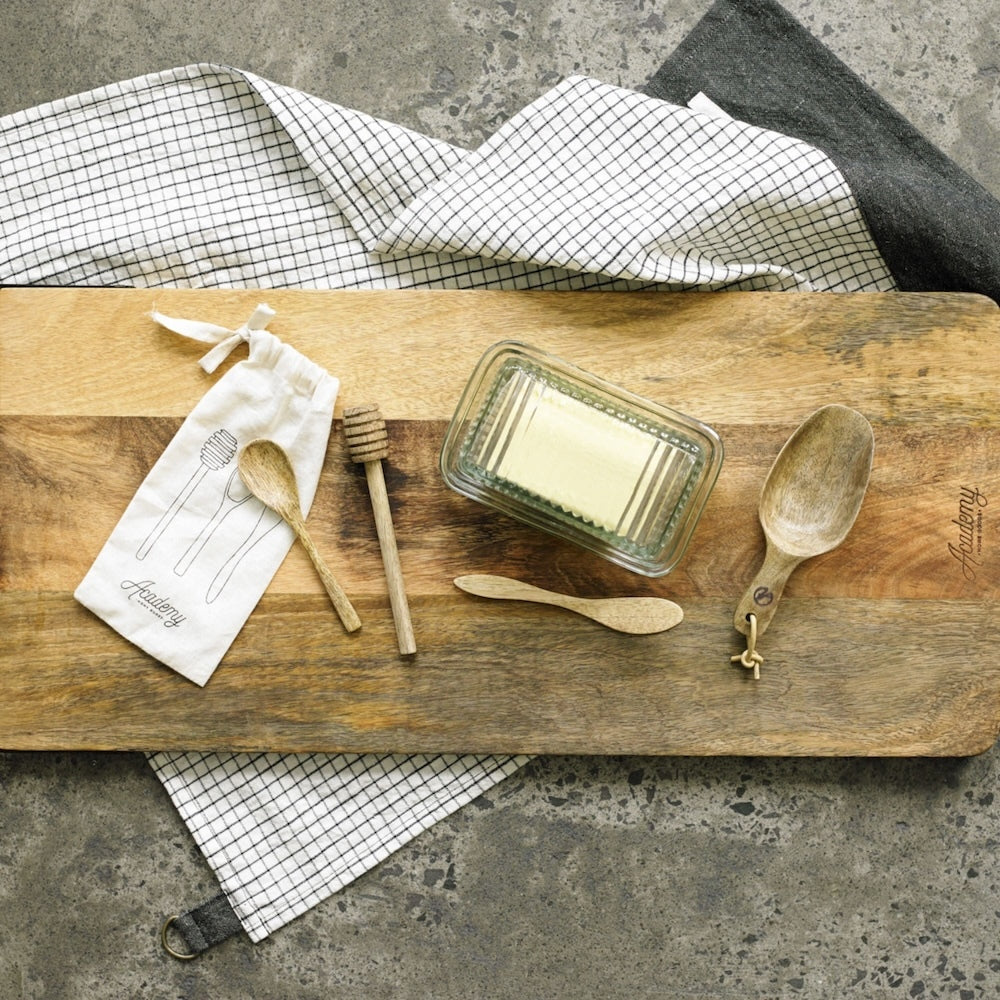 Academy Hemingway Glass Butter Dish